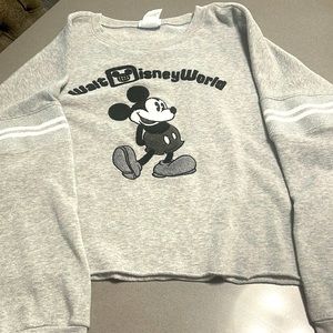 Crop sweatshirt worn & loved